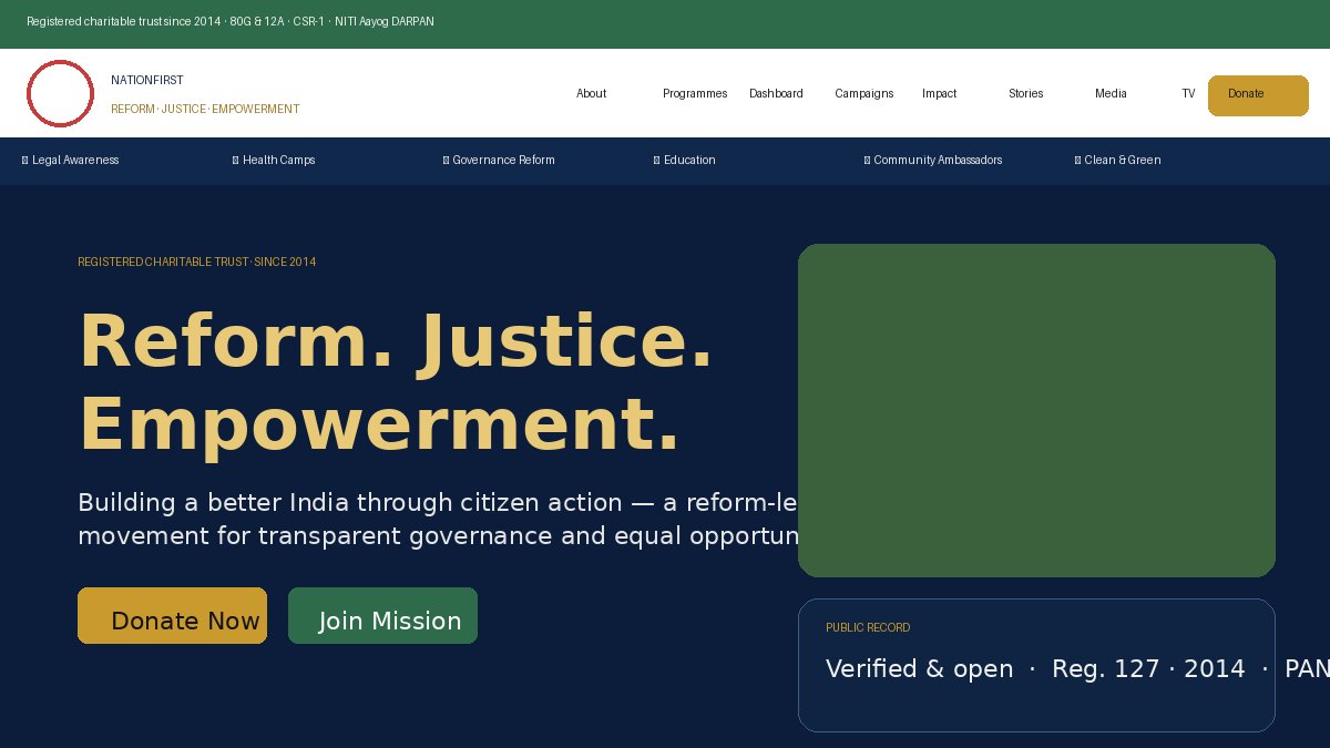 nationfirstngo.org preview